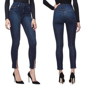 GOOD AMERICAN Good Legs Crop Curvy Skinny Jeans 10 / 30